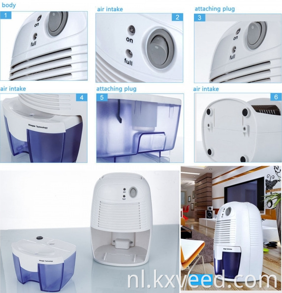 USB DC5V Mini Home Herbruikbare ontvochtiger Room Moisture Meter ETD250